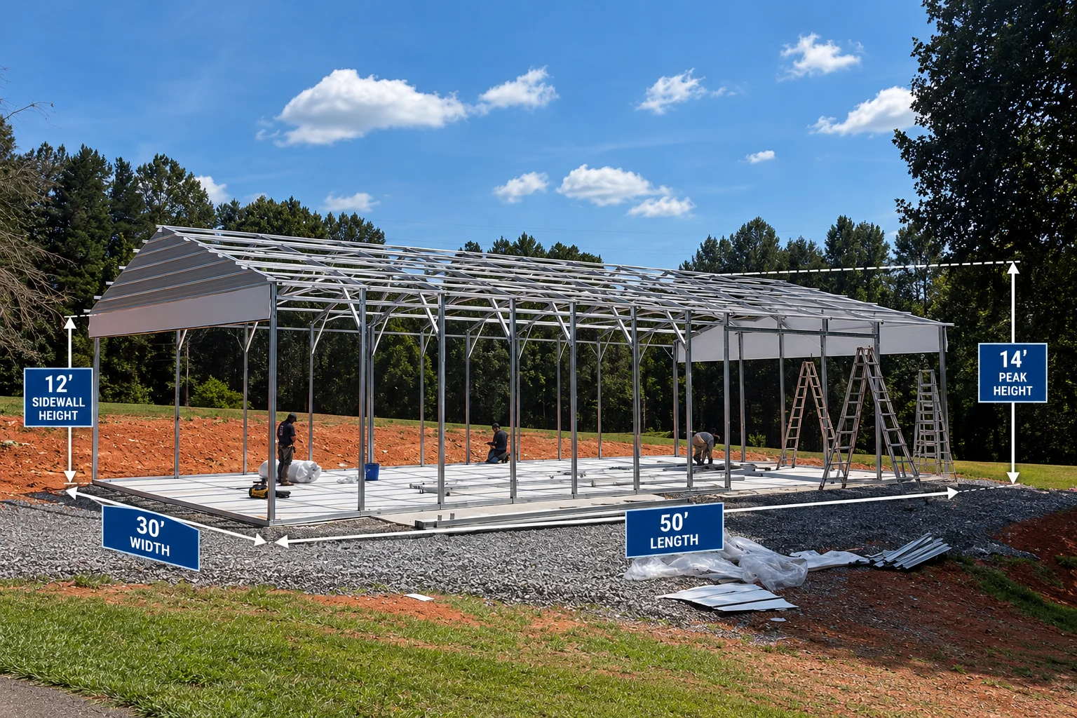 The building taking shape